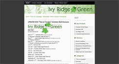 Desktop Screenshot of ivyridgegreen.org