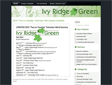 Tablet Screenshot of ivyridgegreen.org